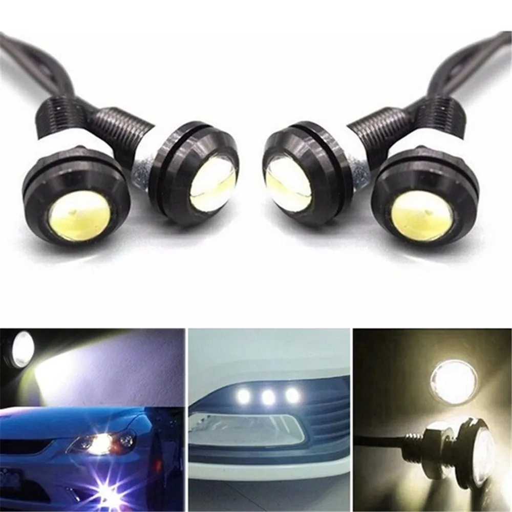 

2PCS 10W 23mm LED Eagle Eye Car Daytime Running DRL Tail Backup Lights Car Daytime Running Lights Waterproof Auto Accessories
