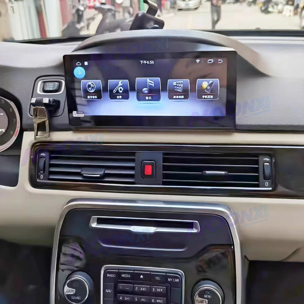 

8,8 "для VolVo S80 V70 XC70 2012-2015 Android автомобильный радиоприемник авторадио мультимедийный видеоплеер GPS-навигация стерео беспроводной Carplay
