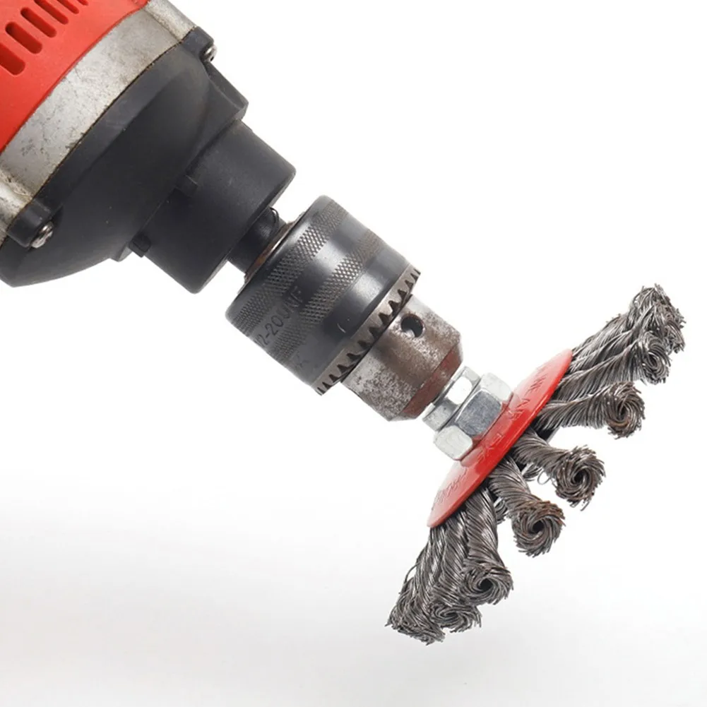 

Grinder Steel Wire Brush 100mm/115mm/125mm 12500rpm 1pc 6 Steel Wire Brushes M14x2 Tools Useful Durable Hot Sale