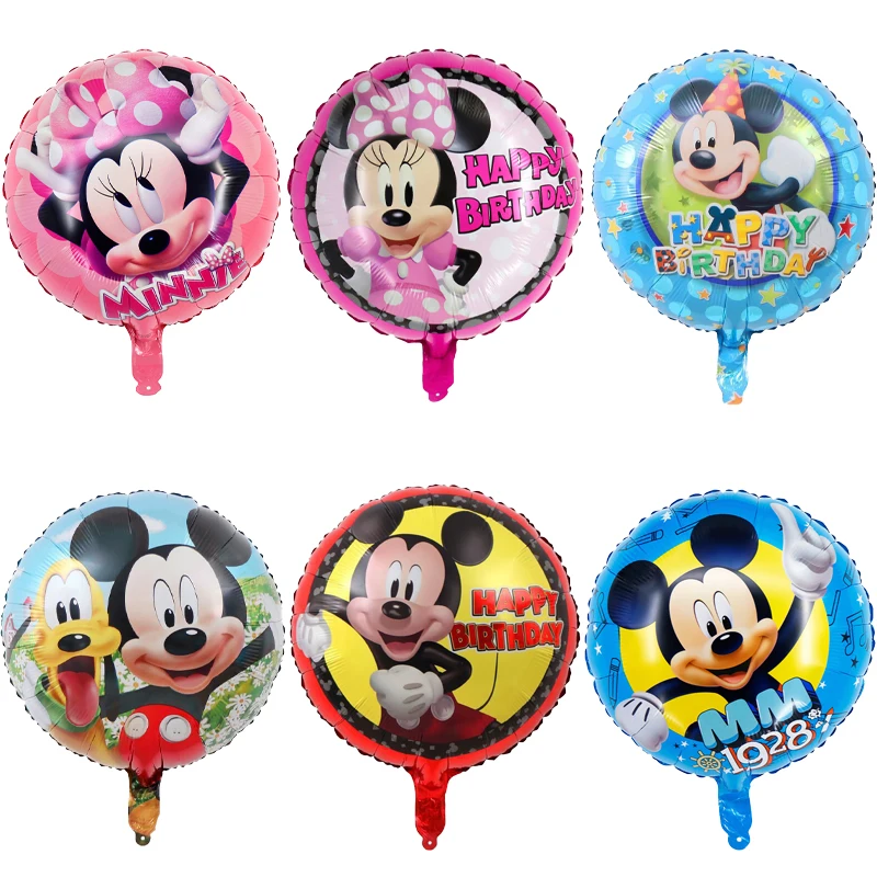 18-дюймовый фольгированный шар Микки Мауса аксессуары для детской фотосъемки