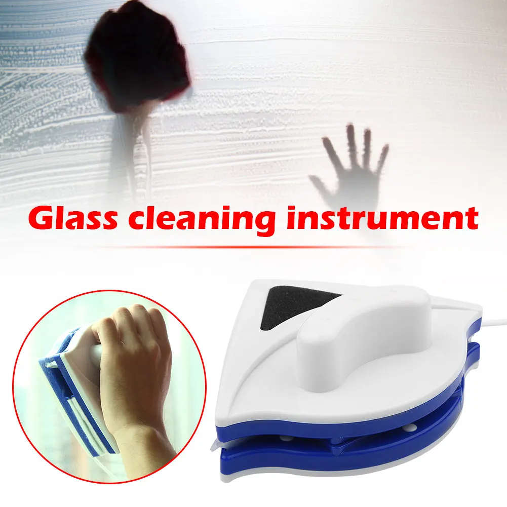 

Magnetic Window Cleaner Double Sided Glass Wiper Cleaning Brush for Car Windows 3-8mm Thickness Household Cleaning Tool