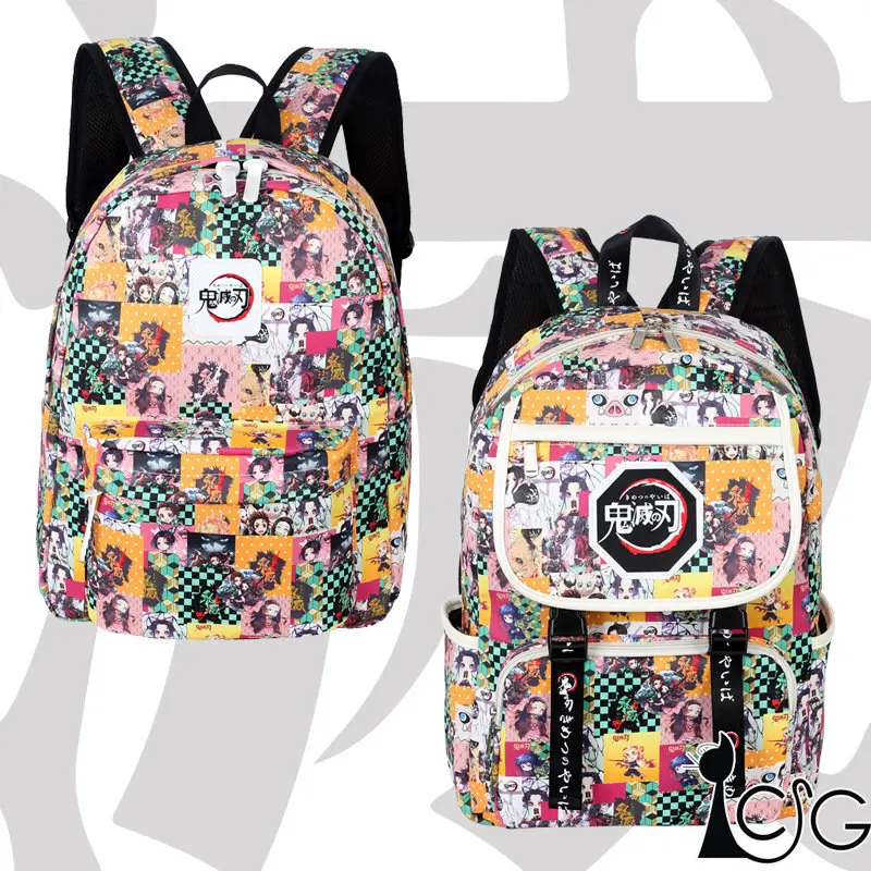 

Рюкзак унисекс с аниме-демоном для косплея, модная повседневная Вместительная дорожная сумка для ноутбука, школьная сумка для учеников и уч...