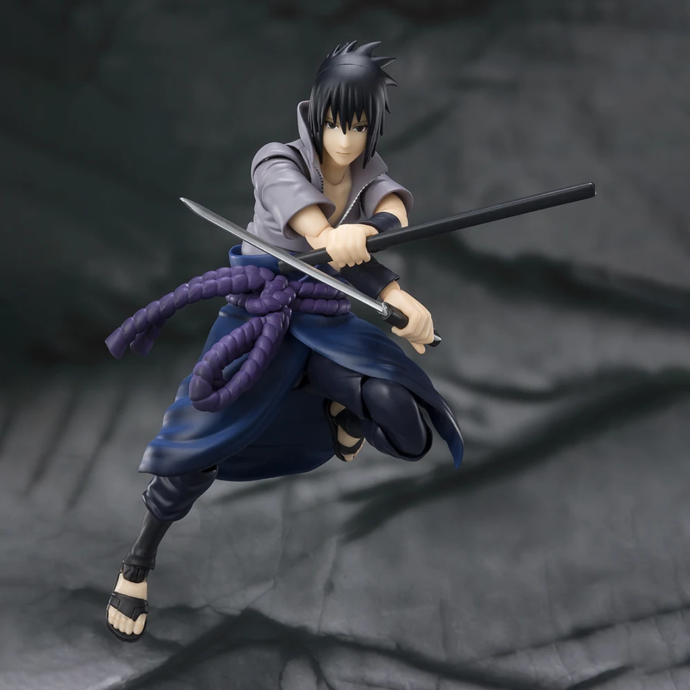 Фигурка Bandai S.H. Фигуртс Саске Учиха из аниме Кто несет любую ненастоятельность