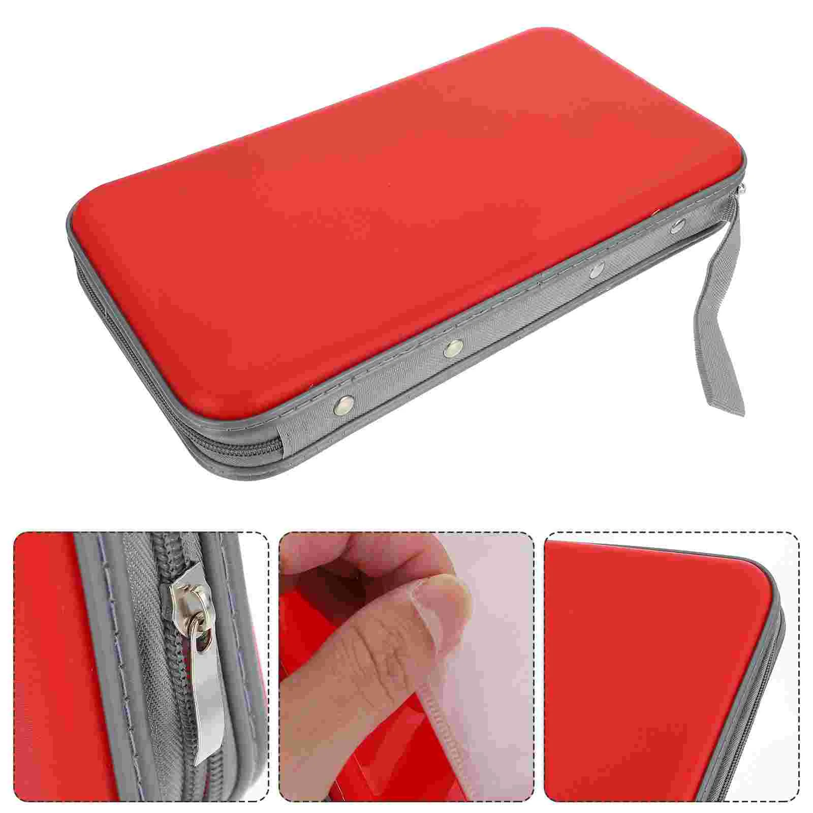 

Case Holderstorage Disc Bag Display Media Slim Box Organizer Carrying Travel Sleeves Album Folder Cases Car Pouch Wallet Large