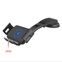 15wqi car wireless charger 10w auto clamping phone holder for samsung galaxy fold fold2 s10 iphone 13 11 max xiaomi huawei mate