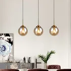 Современная светодиодная люстра для дома, стеклянный железный светильник в скандинавском стиле для спальни, кухни, обеденного стола, гостиной, ванной
