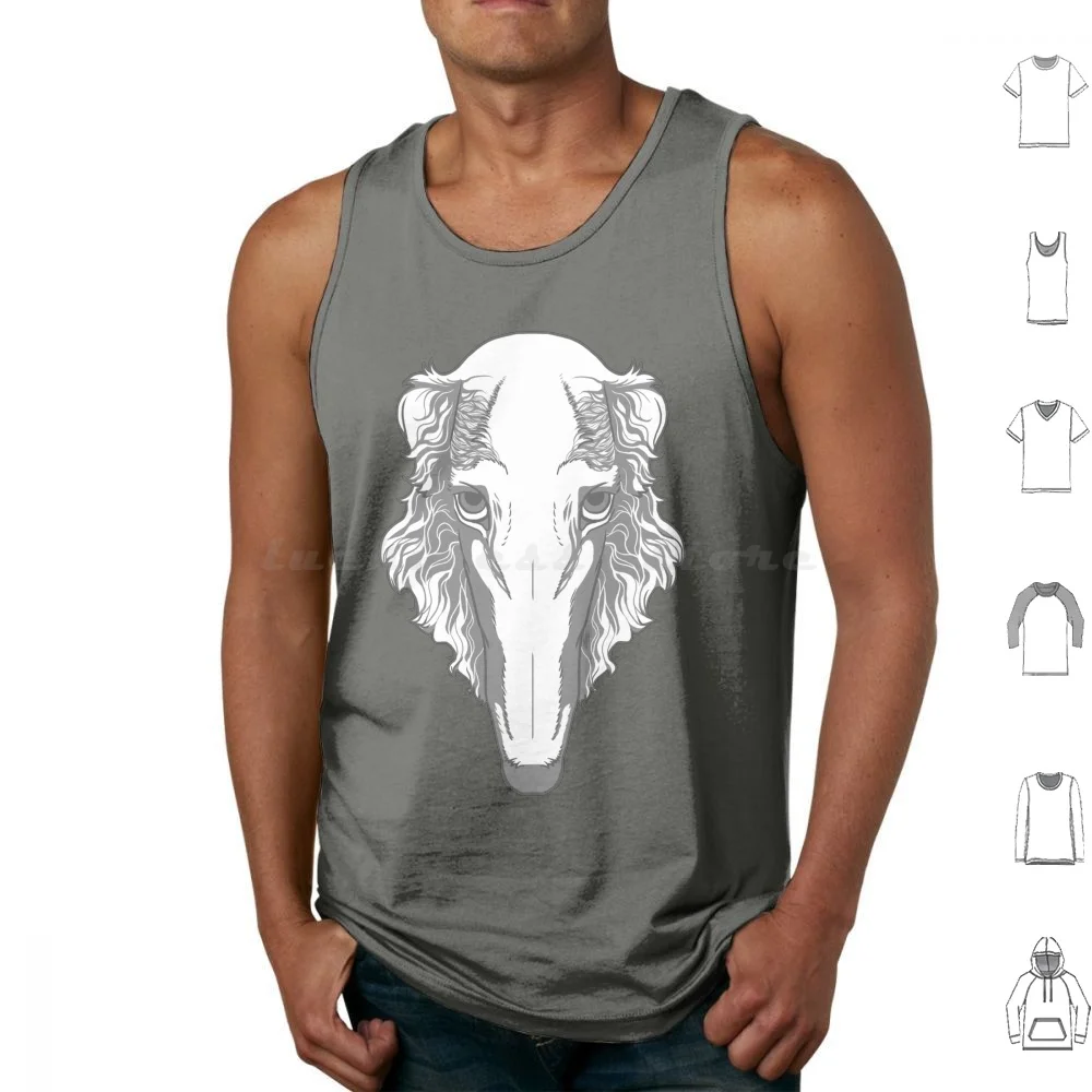 

Borzoi Tank Tops Vest Sleeveless Borzoi Russian Wolfhound Sighthounds Sighthound Dogs Canine