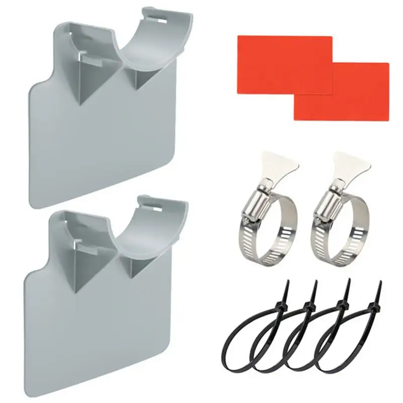 

2Pcs Swimming Pool Pipe Holder Pipe Supports For Incoming Water Horizontal Holder With Cable Ties And Clamps