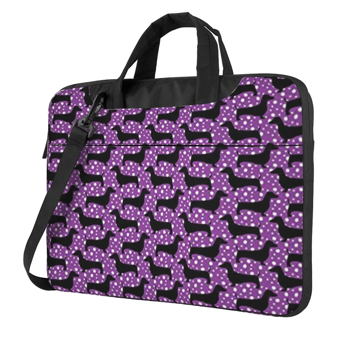 

Dachshunds Purple Lightweight Computer PC Sleeve Case 13-15 In Laptop bag
