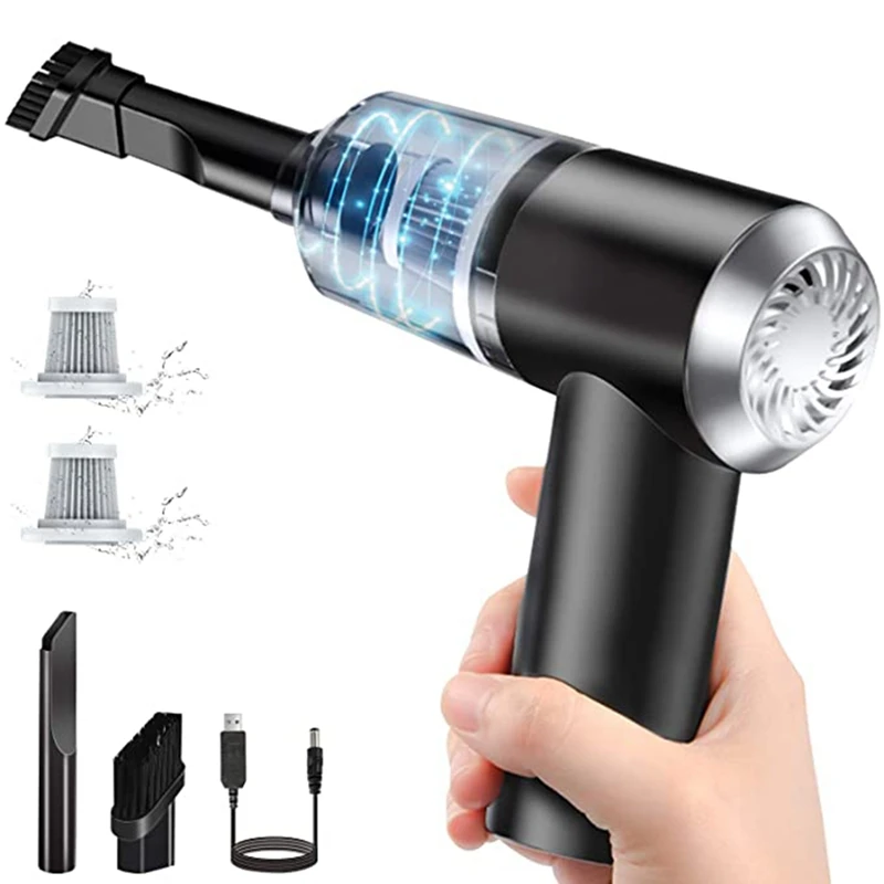 

Keyboard Cleaner 6000Pa,Cordless Keyboard Vacuum Cleaner Lightweight Car Vacuum With LED Light, For Clean Laptop