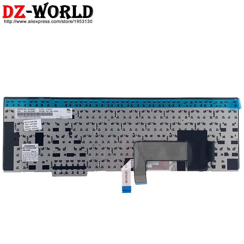 Новая Оригинальная Корейская клавиатура KR для ноутбука Lenovo Thinkpad T540P W540 W541 T550 W550S