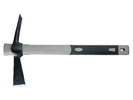 Кирка MINI двухплоскостная 500 г фибергласовая обрезиненная рукоятка 385 мм//