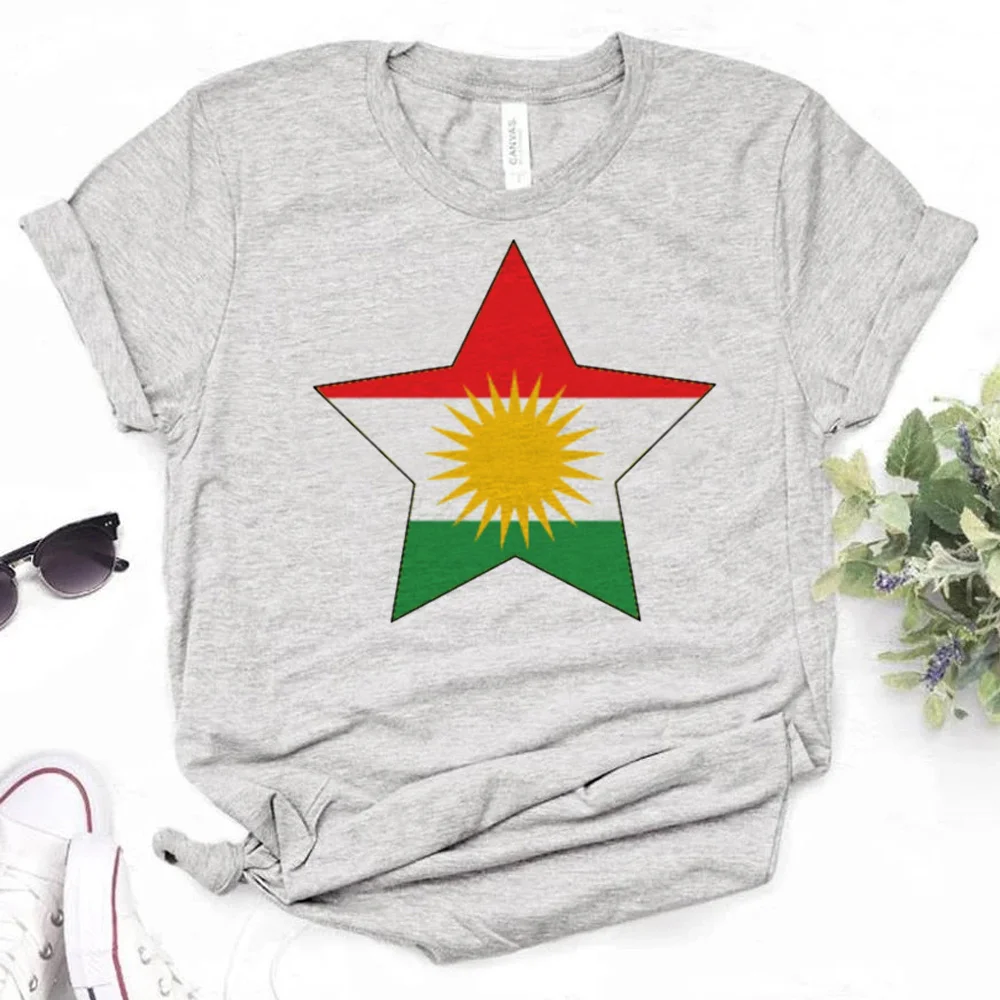 

Kurdistan tshirt women anime tshirt female harajuku clothes