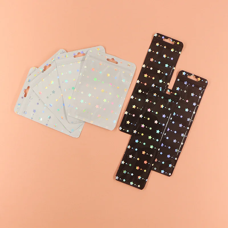 50 шт. прозрачные пакеты с застежкой-молнией