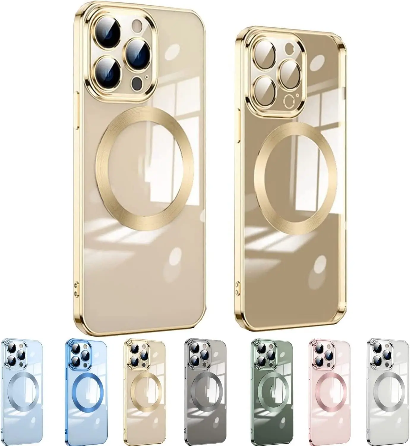 

New Version 2.0 Clean Lens for iPhone Case with Camera Protector For iPhone 14 13 12 11 Pro Max Mini