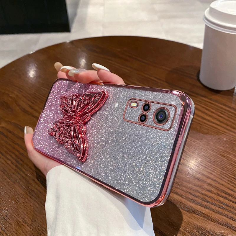 Чехол для телефона с изображением бабочки Vivo Y02 Y3 Y5S Y9S Y10 Y11 Y15A Y16 Y17S Y21S Y22S Y27 Y30 Y33S Y35