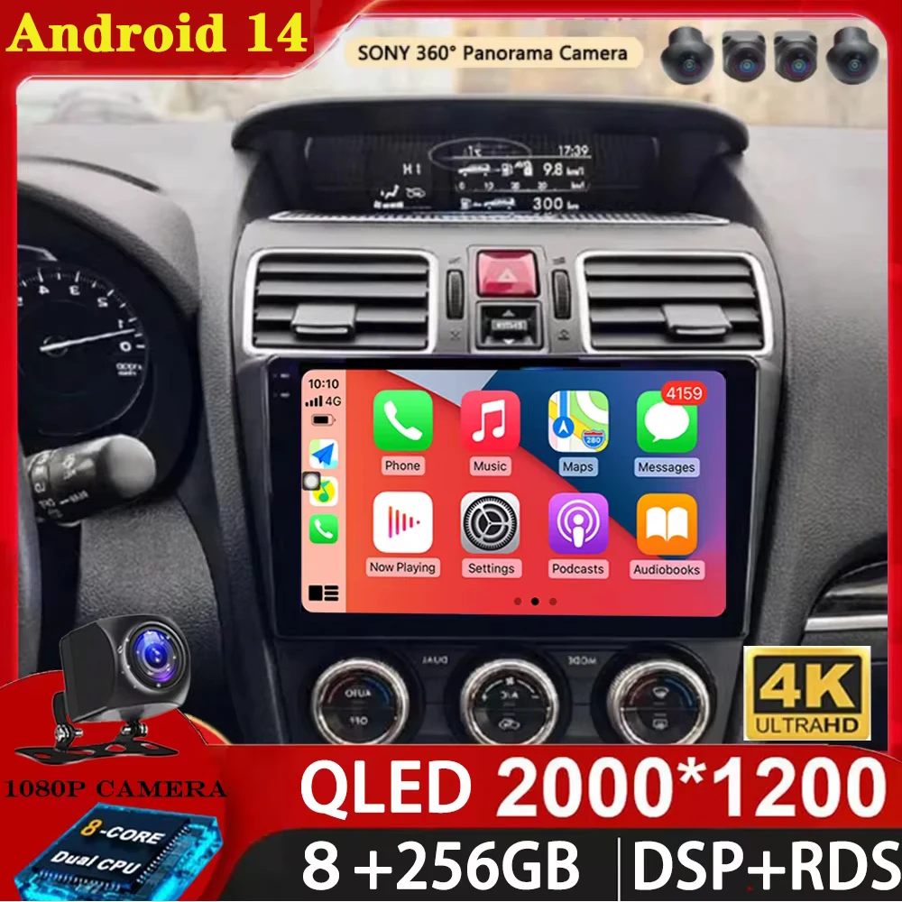 Автомагнитола 2DIN для Subaru Forester мультимедийный проигрыватель с GPS Навигатором Android