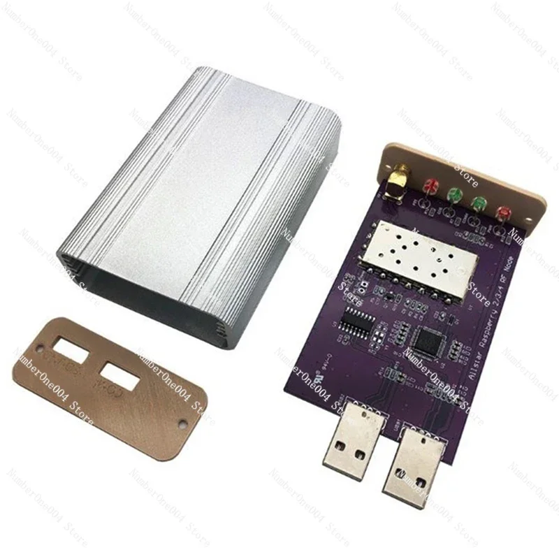 Портативный радиоинтерфейс SA818 Ham Allstar совместим с Pi 2/3/4 Uhf 1000MW Hotspot