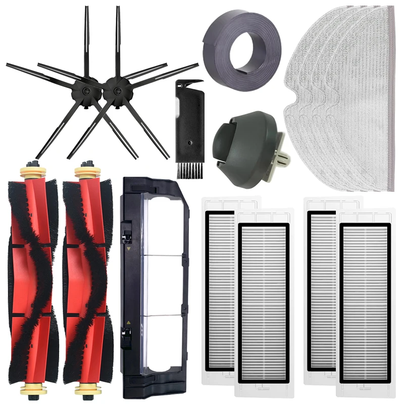 

Mop Cloth HEPA Filter Main Brush Side Brush Spare Parts for XiaoMi Roborock S5 Max S6 MaxV Robot Vacuum Cleaner Accessories