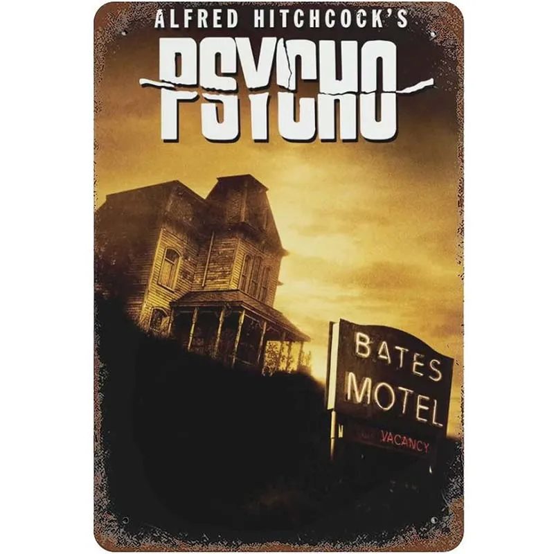

Classic Poster Horror Film Retro Movies Metal Signs Vintage Wall Art Scary Tin Sign for Bar Coffee Club Man Cave