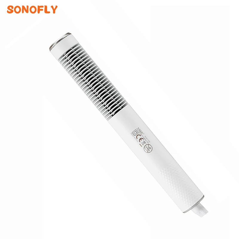 

SONOFLY Multifunction Electrical Hair Straightener Wet and Dry Use Hot Air Comb Dryer Brush 5 Temperatures Styling Tools V-586