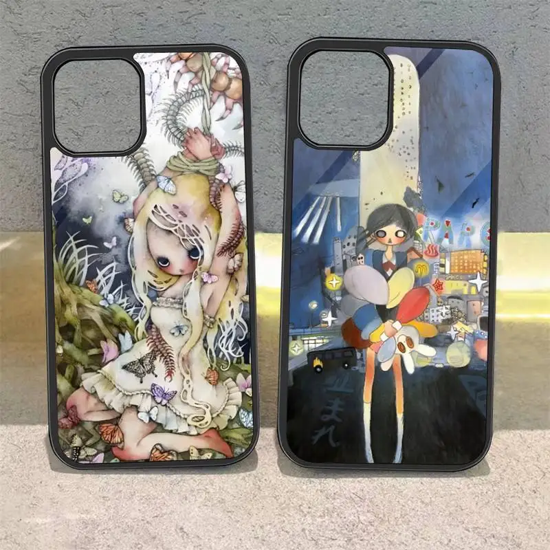 

Распродажа, чехол для телефона Aya Takano, роскошный дизайн, ПК + ТПУ для Apple Iphone 14 Pro 13 11 12 Mini 6 8 7 Plus X Xs XR Max, задние чехлы