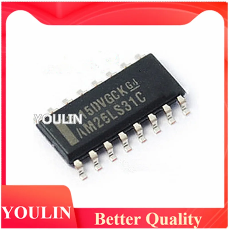 Новый оригинальный четырехсторонний драйвер AM26LS31C AM26LS31CDR DS26LS31CM SOP-16, 20 шт.