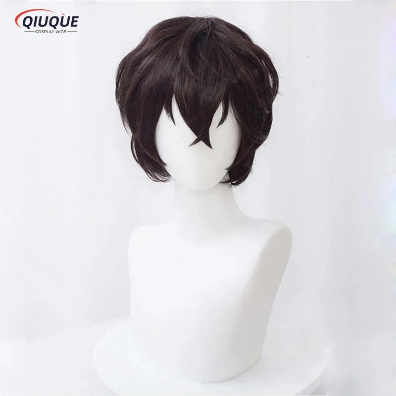 Фото Парики аниме Nene 2025 Dazai Osamu Nakajima Atsushi Nakahara Chuuya Ryunosuke Akutagawa Edogawa Rampo, парик для косплея + WigCap №1