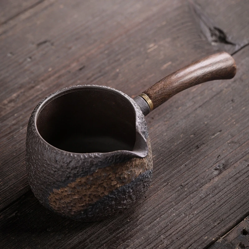 

Household Withered Wood Side Handle Pot Tea Dispenser Exquisite Workmanship Gift Ancient Method Tea Set Accessories