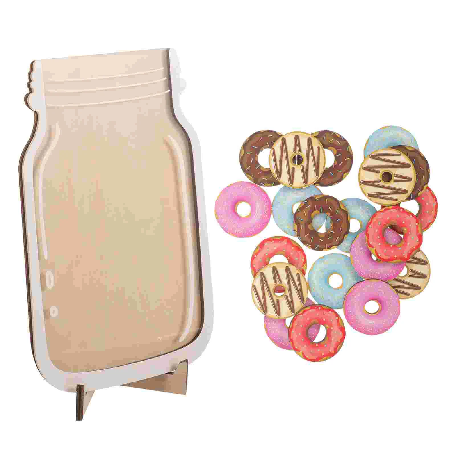 

Token Student The Gift Children Routine Training Chart Wooden Reward Jar with Tokens