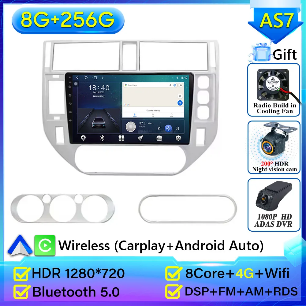 

Автомобильный радиоприемник Carplay для Ford Kuga MK1 2008-2012 для Ford C-MAX CMAX 2003-2010 навигация GPS Android Auto Android 16 5G без 2din BT