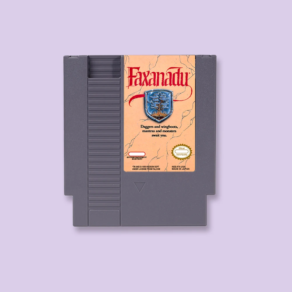 Игровой картридж Faxanadu экшн-игра для консолей NES 8 бит 72 контакта