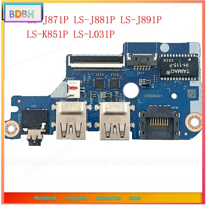 Фото Новая USB-плата для Acer Nitro 5 AN515-55 56 57 44 45 46 N20C1 LS-J871P LS-J881P LS-J891P LS-K851P LS-L031P, 100% протестирована №1