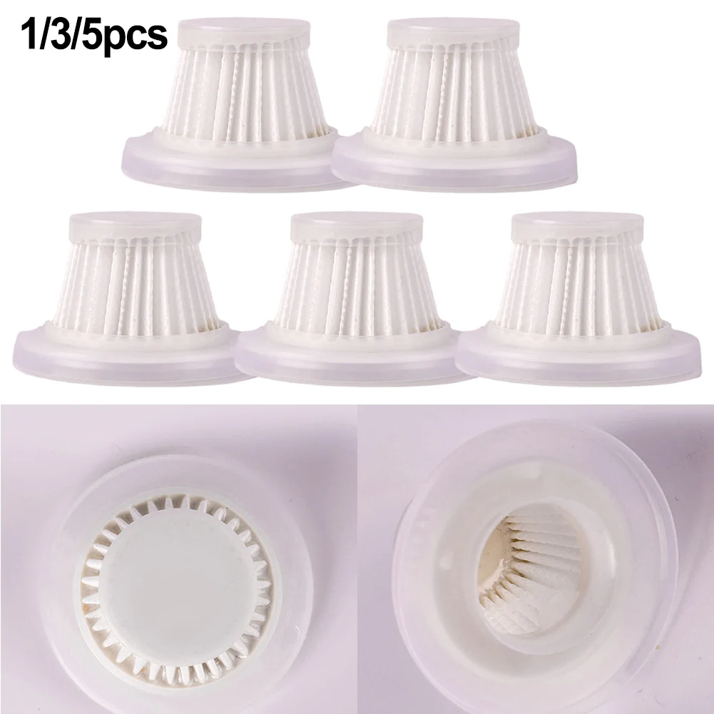 

1/3/5pcs Filters For Car Vacuum Cleaner Portabe Cordless Microfilter Accessories Vacuum Filter Attachment