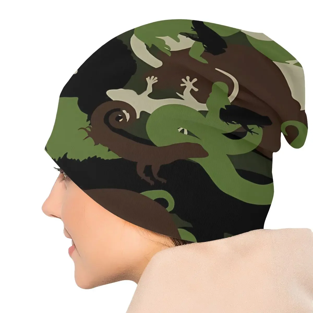 Гертология Камуфляжный капот Homme Sport Тонкие шапочки Skullies Кепки Стильные шапки