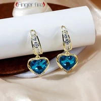 stylish sophisticated sapphire earrings bridal engagement party luxury jewelry
