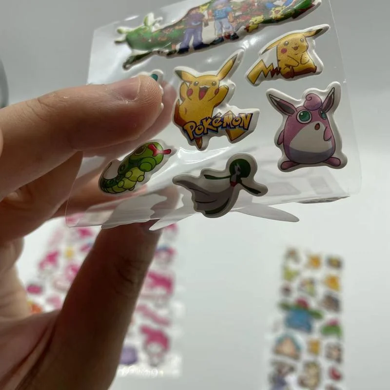 10 шт. милые 3d-наклейки hello kitty в виде пузырей | Наклейки