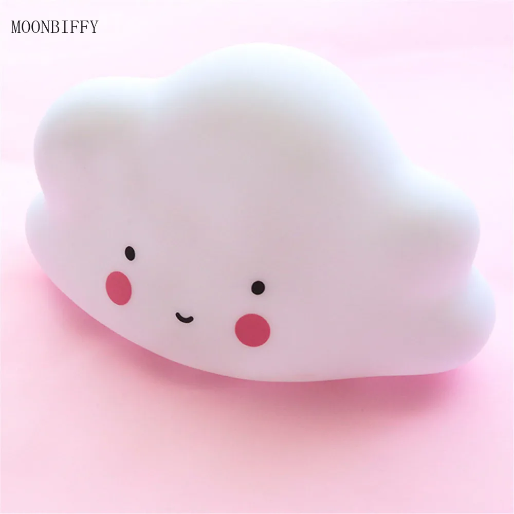 

Cloud Shape Button Battery Children Light Baby Nursery Lamp Bedroom Sleep For Children Girl Toy Christmas Gift