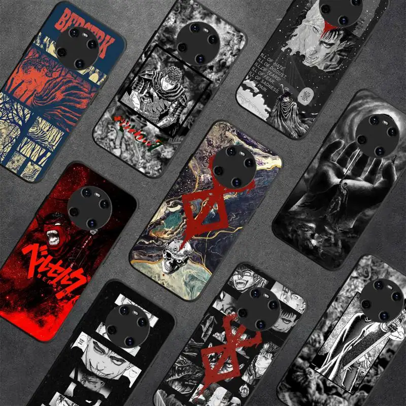 

Anime Berserk Guts Phone Case For Huawei Y 5 Y62019 Y52018 Y92019 Luxury funda case for 9prime2019