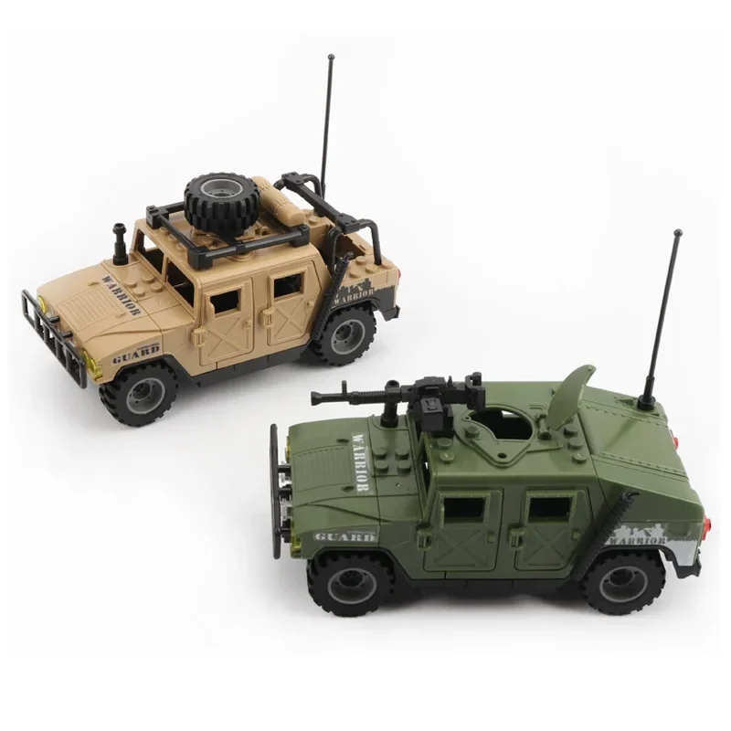 Строительные блоки в стиле милитари тематические модели Hummer для подростков
