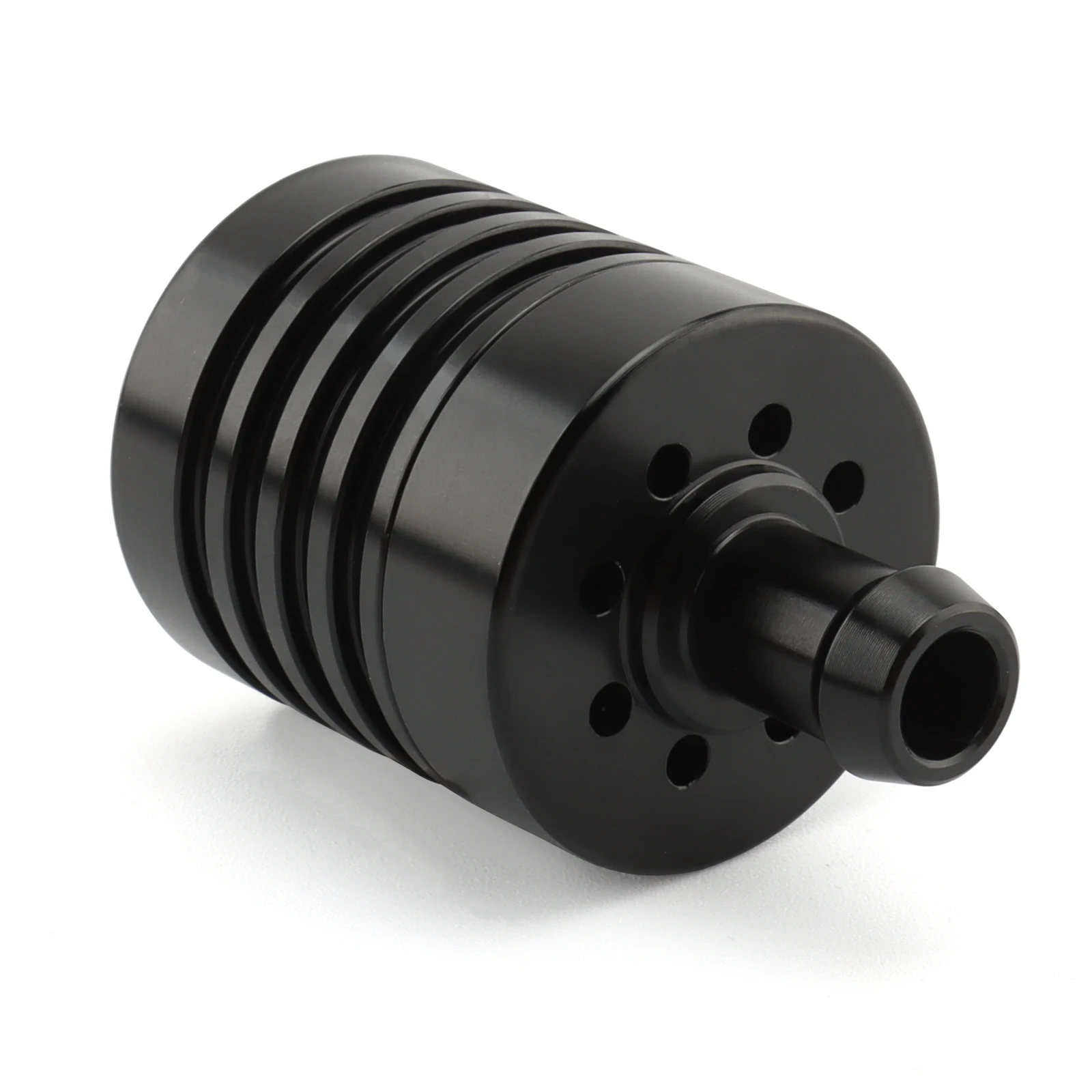 

Вентилируемая канистра для моторного сапуна, головка картера, сапун масла коробки передач, масляный коллектор 40-0457 для Harley, алюминий, черный хром