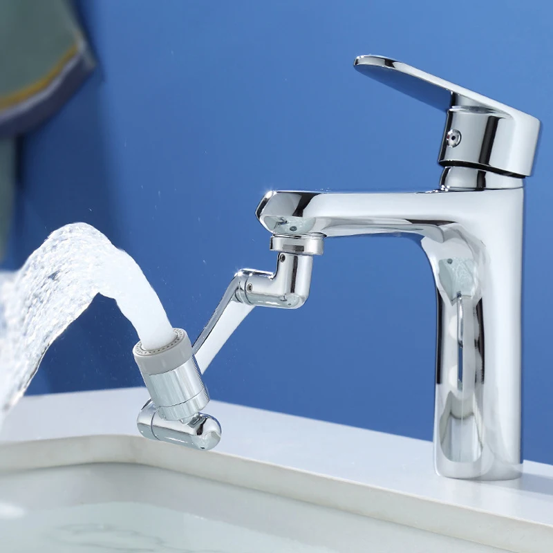 

Universal 1080°Rotation Faucet Extender Spray Head Anti Splash Filter Plastic Kitchen Faucet Water Saving Nozzle Sprayer