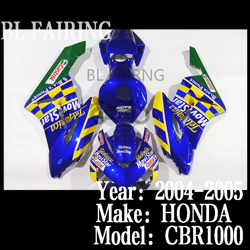 Комплект обтекателя мотоцикла подходящий для Honda CBR1000RR CBR 1000RR 2004 2005 набор кузовных