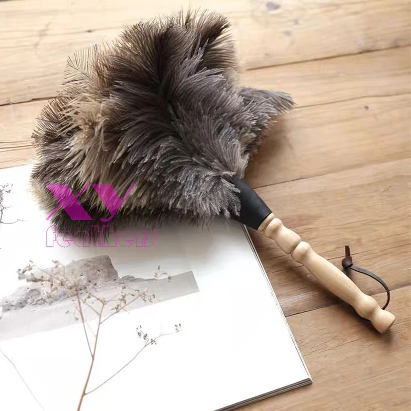

High Quality Natural Ostrich Feather Duster Feather Broom for Household Car Cleaning