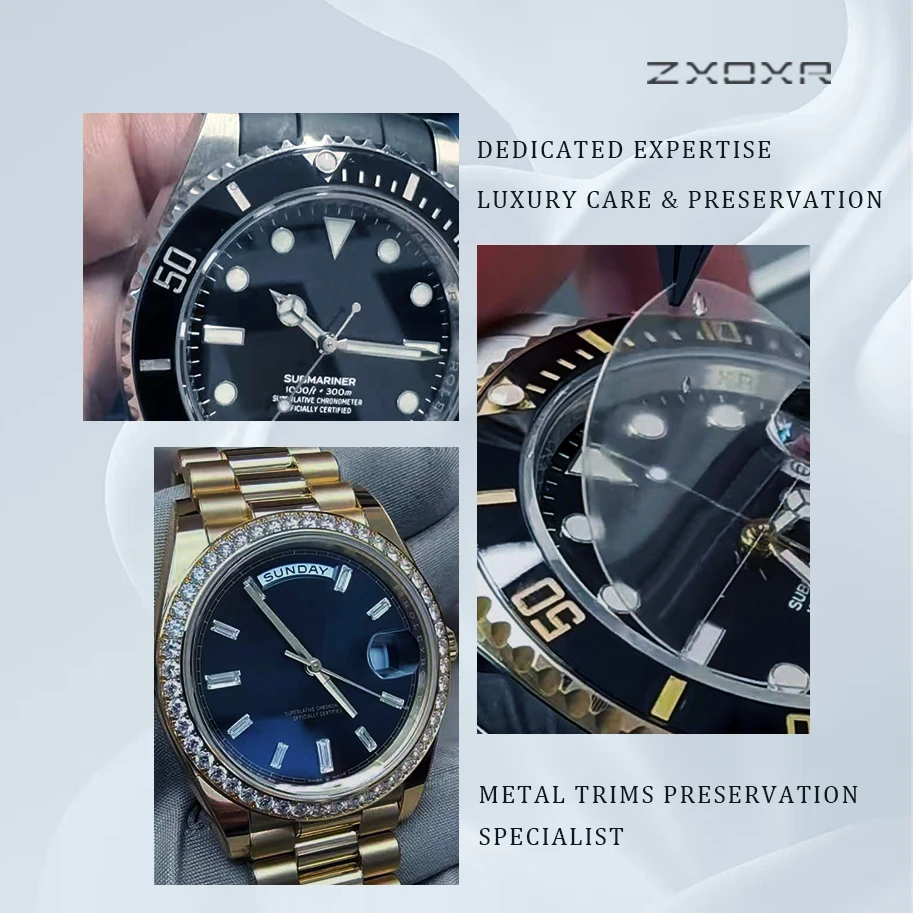 Фото Защитная пленка для Rolex GMT-Master 126710 Jubilee Bracelet, полный комплект, водонепроницаемая, высокопрозрачная. №4