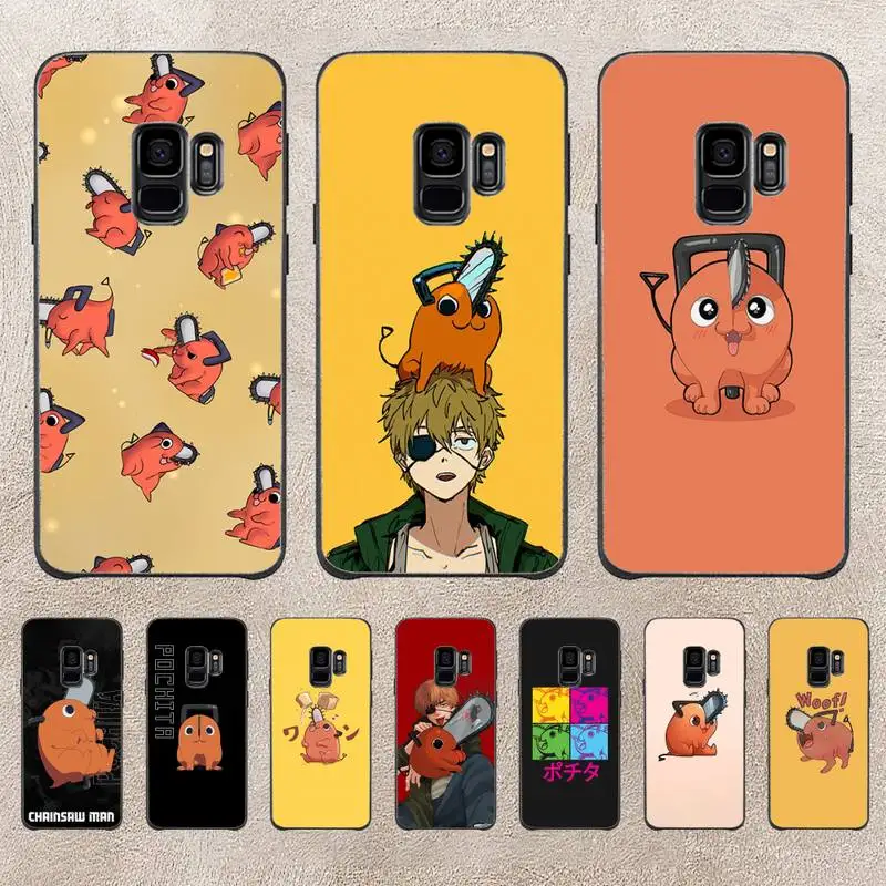 

New Anime Chainsaw Man Pochita Phone Case For Samsung Galaxy A51 A50 A71 A21s A71 A41 A70 A30 A22 A02s A53 A72 A73 5G Cover