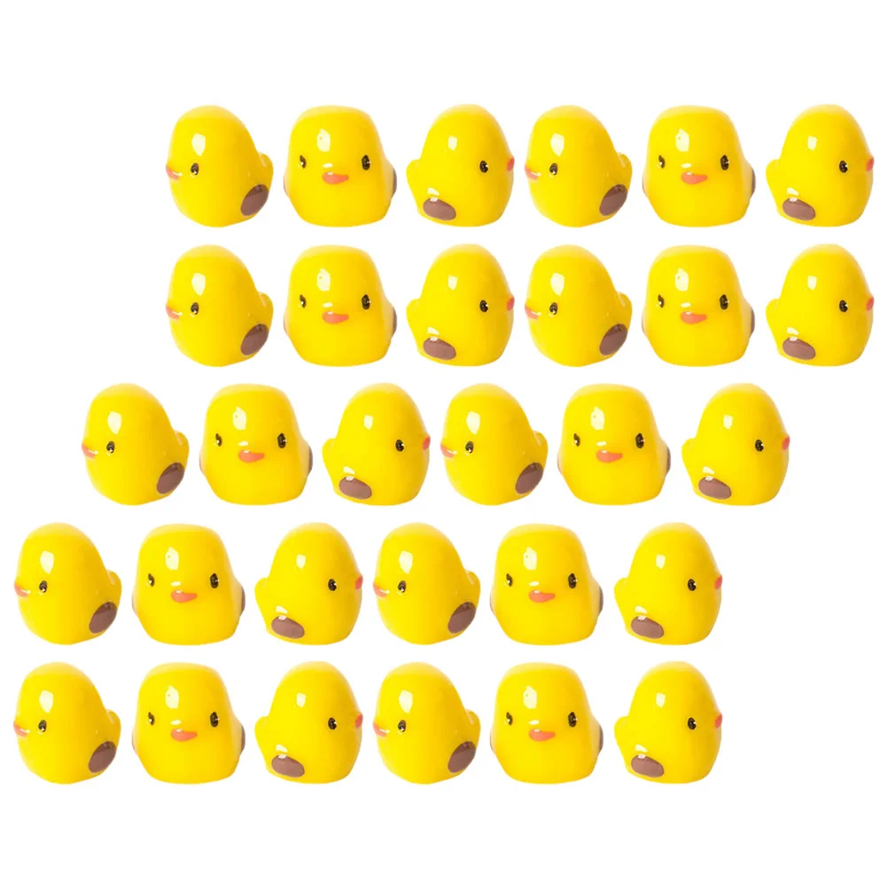 

30pcs Mini Chicks Ornaments Small Cute Adorable Chicks Garden Landscape Ornaments