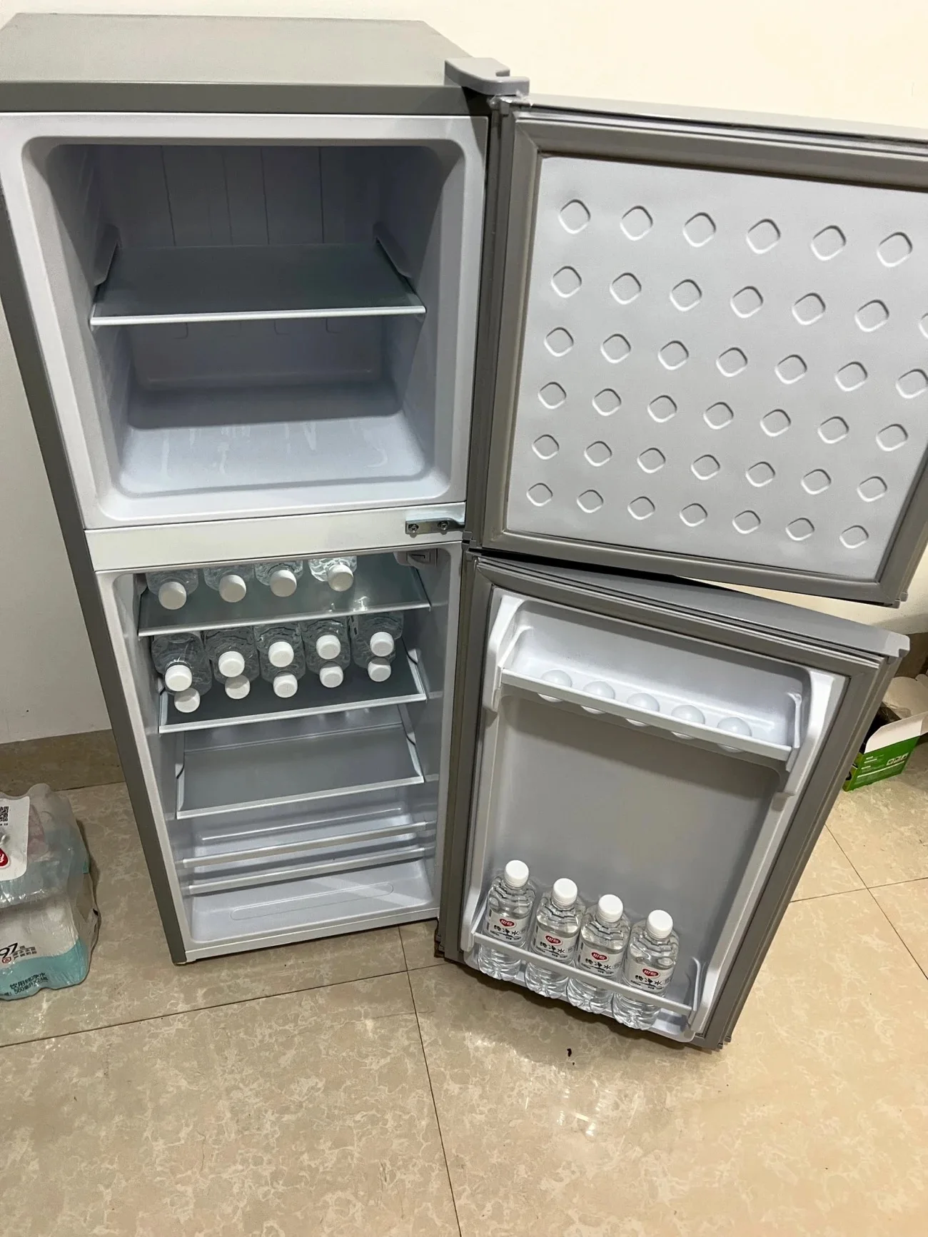 Холодильник C 156L для дома мини-холодильник с двумя дверцами маленький умный без