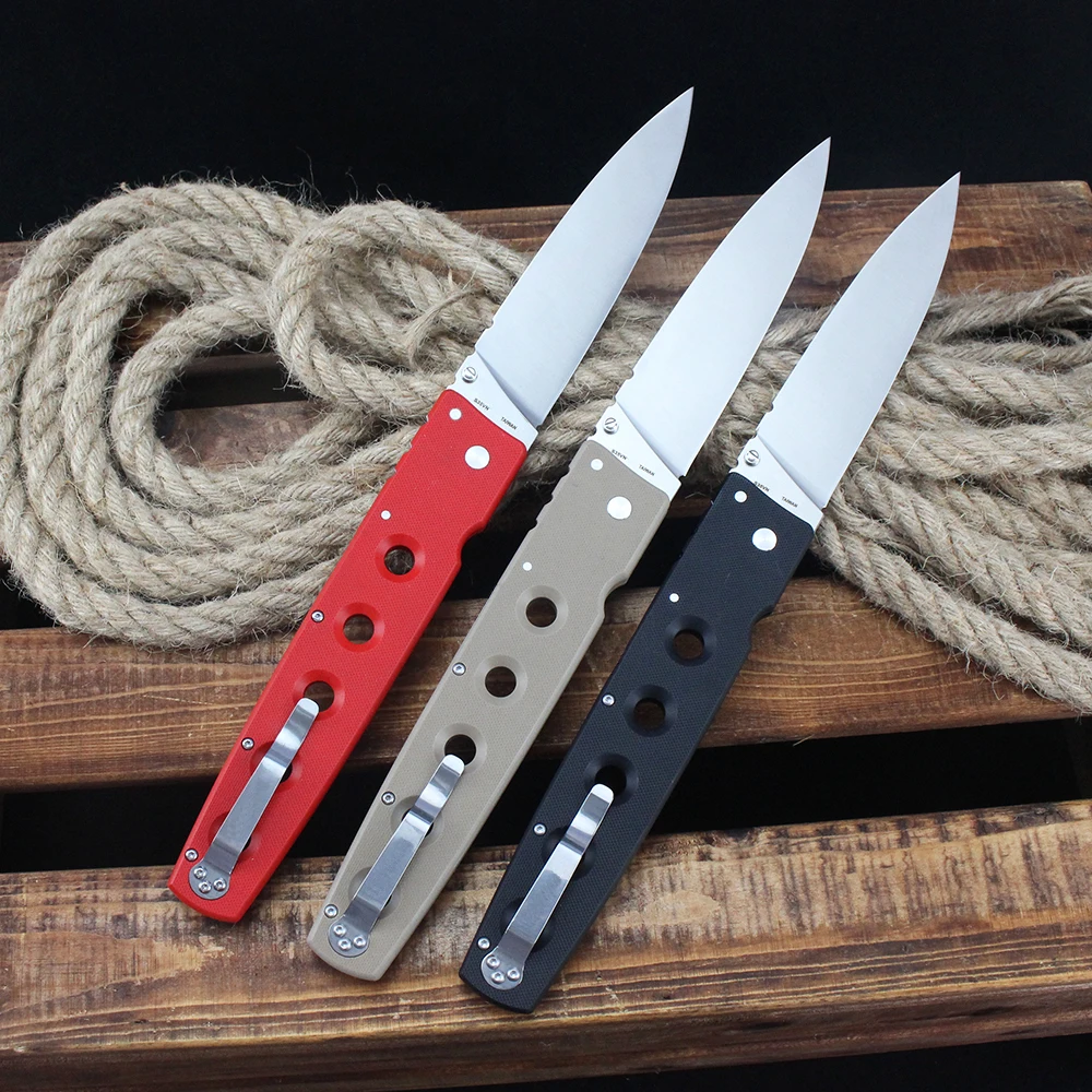 Фото Новый складной нож Cold Hold out 6, карманные ножи из стали S35VN с ручкой G10, уличные военные тактические охотничьи ножи, EDC, универсальные инструменты №2