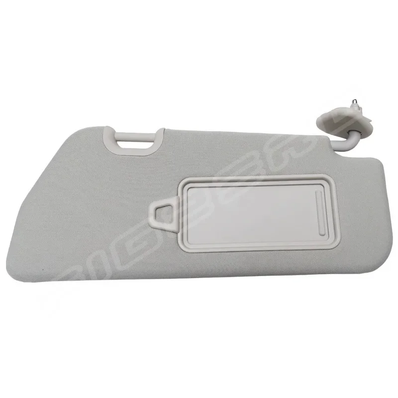 Автомобильный солнцезащитный козырек с зеркалом для макияжа в сборе слева и